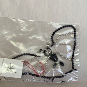 Radko mercury bead 1998 bat ornament haloweem retired NOS “ding bats”.